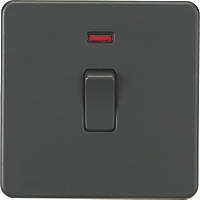 Knightsbridge SF8341NAT 20A 1-Gang DP Control Switch Anthracite with LED