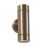 Zink Brac Outdoor Up and Down Wall Light Fitting Bronze