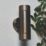 Zink Brac Outdoor Up and Down Wall Light Fitting Bronze