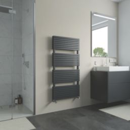 Ximax Watson Duplex 1185mm x 600mm 3932BTU Anthracite Vertical Towel Radiator