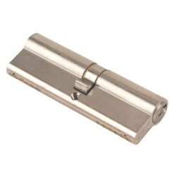 Yale Fire Rated 6-Pin Euro Cylinder Lock BS 45-50 (95mm) Satin Nickel