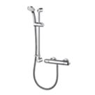 Refurb Ideal Standard Alto EV Gravity-Pumped Flexible Exposed Chrome Thermostatic Mixer Shower