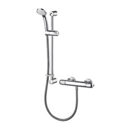 Refurb Ideal Standard Alto EV Gravity-Pumped Flexible Exposed Chrome Thermostatic Mixer Shower