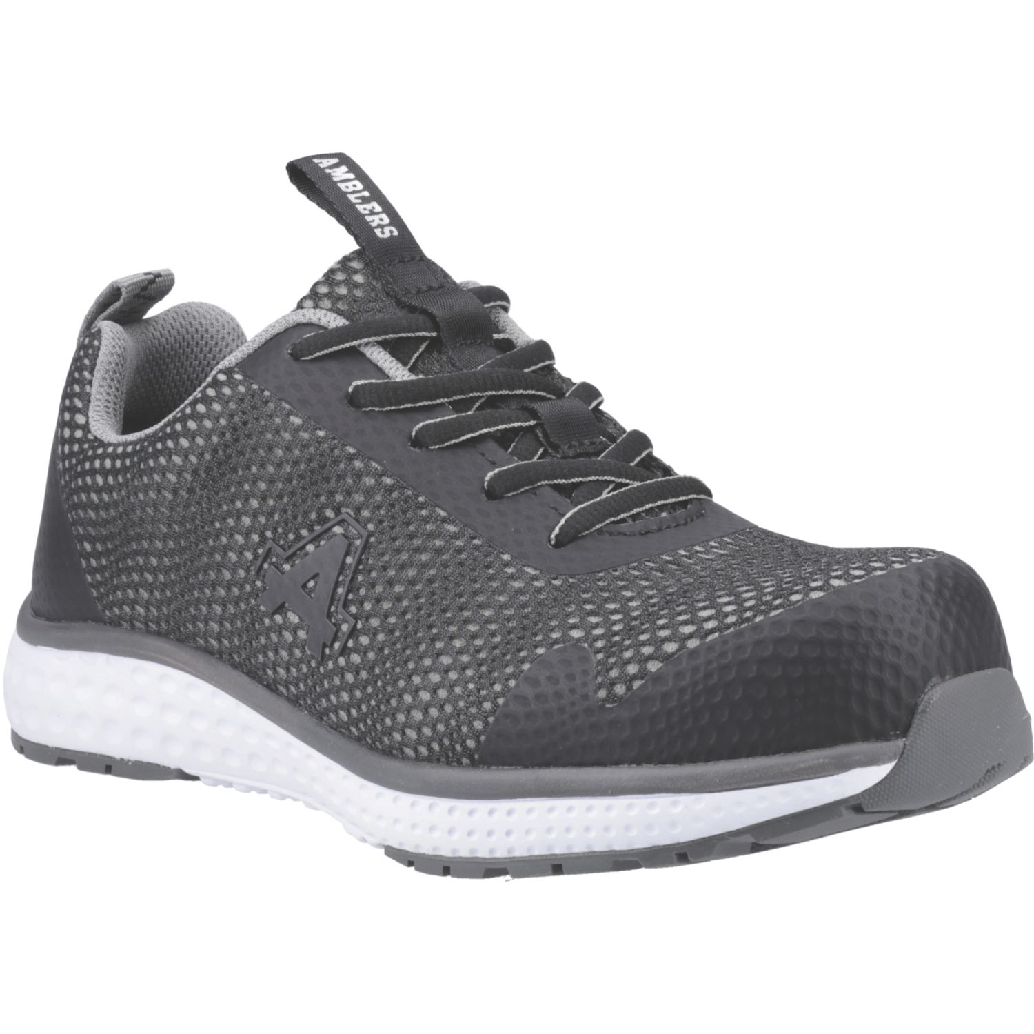 Amblers AS615C Size 8 Womens Black Safety Trainers (752CM)