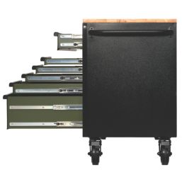 Bunker  10-Drawer Workbench Roller Tool Cabinet Green