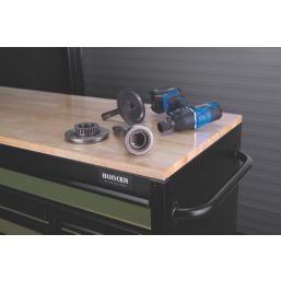 Bunker  10-Drawer Workbench Roller Tool Cabinet Green