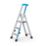 Zarges Aluminium 1.22m 3 Step Platform Step Ladder