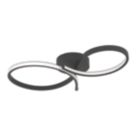 Eglo Serpins LED Ceiling Light Black 21W 2500lm