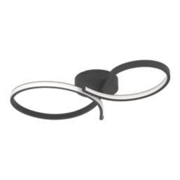 Eglo Serpins LED Ceiling Light Black 21W 2500lm