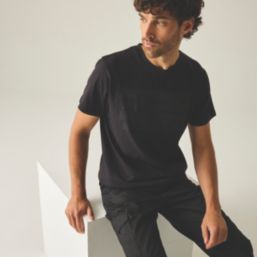 Regatta Pro Trade Short Sleeve T-Shirt Black X Large 48" Chest