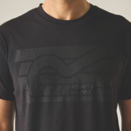 Regatta Pro Trade Short Sleeve T-Shirt Black X Large 48" Chest