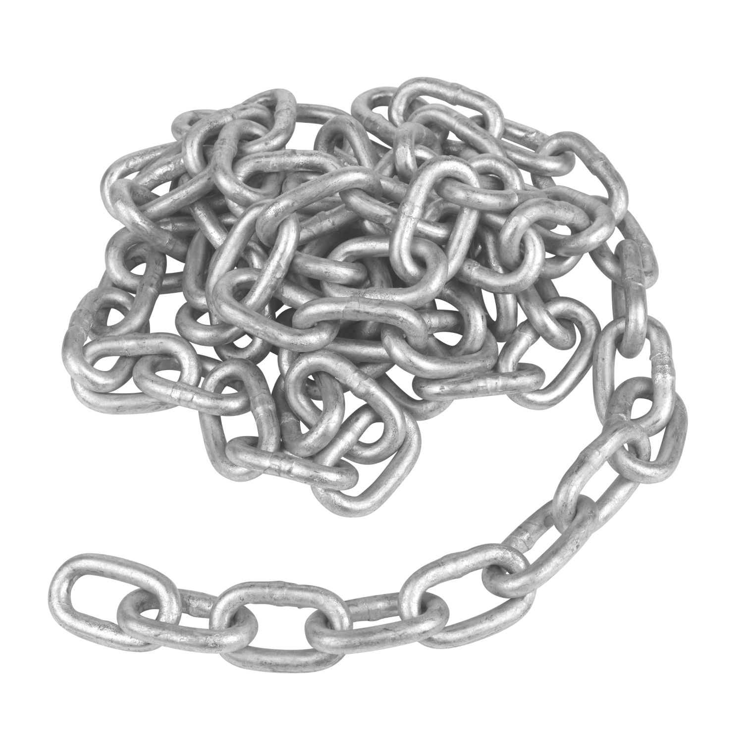 Essentials Side-Welded Zinc-Plated Short Link Chain 8mm x 10m (752FE)