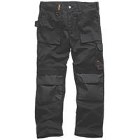 Scruffs Worker Trousers Black 36" W 32" L