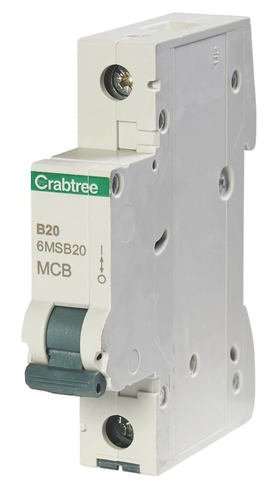 Crabtree Loadstar 20A SP Type B  MCB