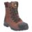 Amblers AS995 Metal Free  Safety Boots Brown Size 7