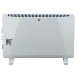 2500W Electric Portable Convector Turbo Heater White