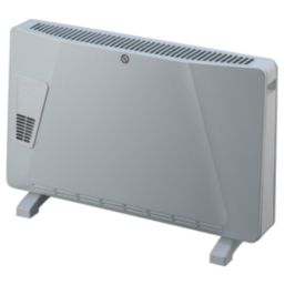 2500W Electric Freestanding Convector Heater with Timer White