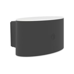 Eglo Valgiano Outdoor Rechargeable LED Wall Light Black 300lm