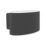 Eglo Valgiano Outdoor Rechargeable LED Wall Light Black 300lm