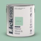 LickPro 2.5Ltr Green 08 Satin Water-Based Trim Paint