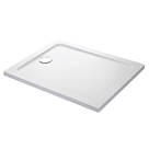 Mira Flight Low Rectangular Shower Tray Gloss White 1000 x 900 x 40mm