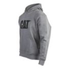 CAT Trademark Hooded Sweatshirt Heather Grey 3X Large 54-56" Chest