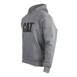 CAT Trademark Hooded Sweatshirt Heather Grey XXX Large 54-56" Chest