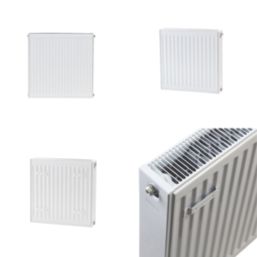 Flomasta 500mm x 400mm 2009BTU White Type 22 Convector Radiator