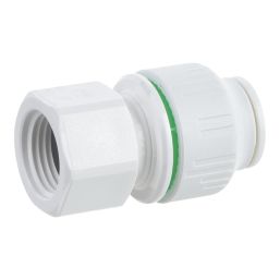 Flomasta  Polybutylene, PEX & Copper Push-Fit Reducing Coupler 15mm x ½"