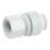 Flomasta  Polybutylene, PEX & Copper Push-Fit Reducing Coupler 15mm x ½"