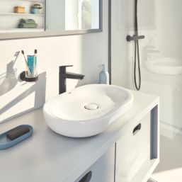 Grohe Start Accessories Crystal Glass with Holder Matt Black