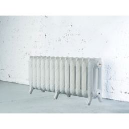 Arroll 470mm x 1074mm 3992BTU White Cast Iron 3 Column Radiator