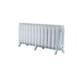 Arroll 470mm x 1074mm 3992BTU White Cast Iron 3 Column Radiator