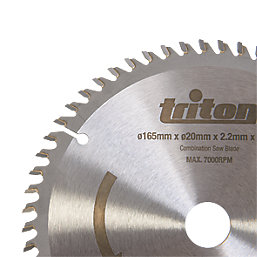 Triton  Wood TCT Plunge Saw Blade 165mm x 20mm 60T