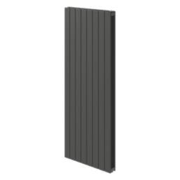 Flomasta  1800mm x 578mm 6007BTU Matt Charcoal Vertical Designer Radiator