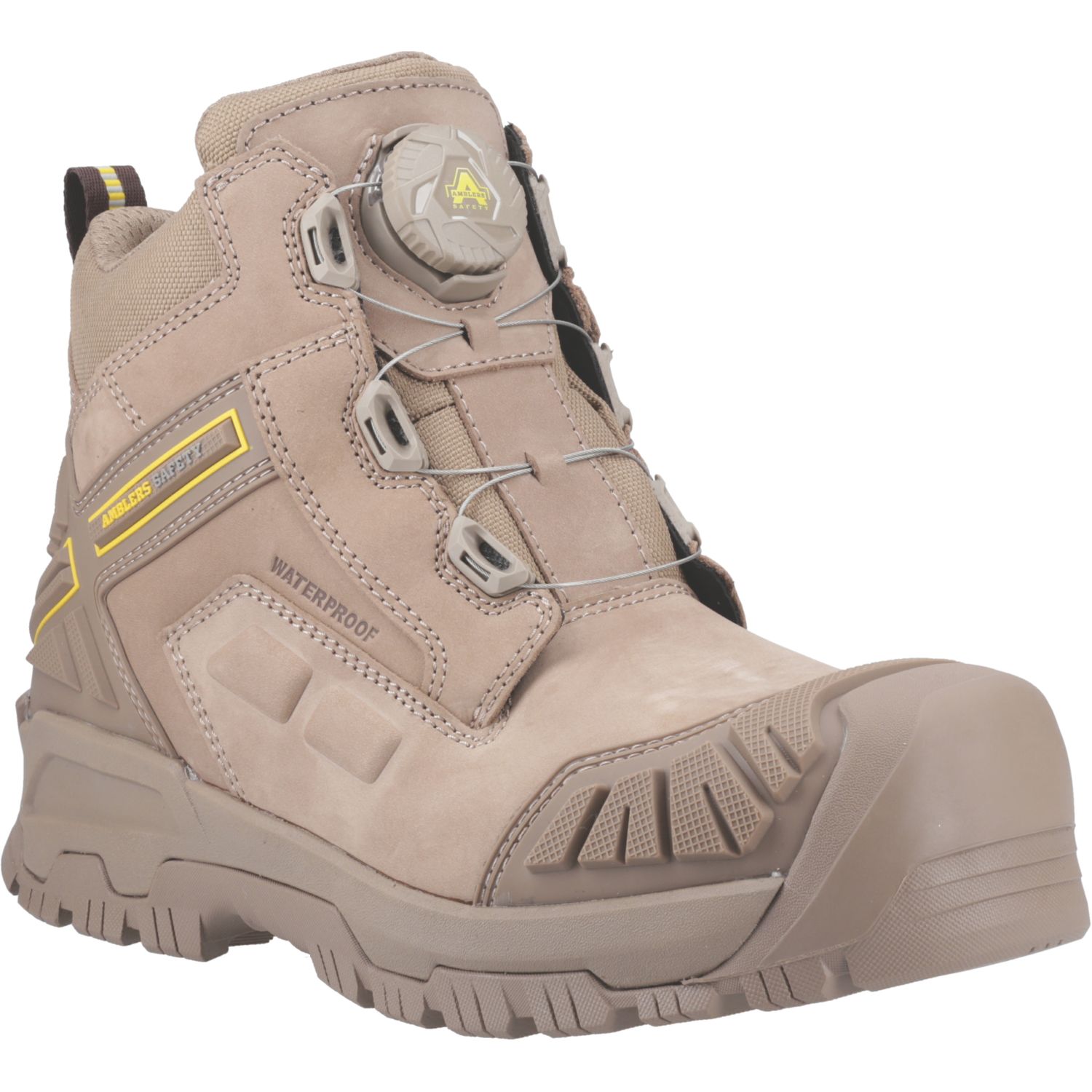 Amblers 966 Demolition Size 10 Grey Waterproof Safety Boots (753AY)