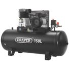 Draper 55304 150Ltr Brushless Electric Belt-Driven Air Compressor 230V