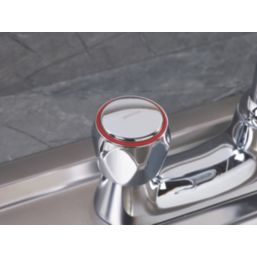 Bristan RP3 VAC BDSM C MT Value Club  Deck Mounted Kitchen Sink Mixer Taps Chrome-Plated
