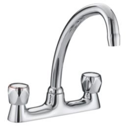Bristan RP3 VAC BDSM C MT Value Club  Deck Mounted Kitchen Sink Mixer Taps Chrome-Plated