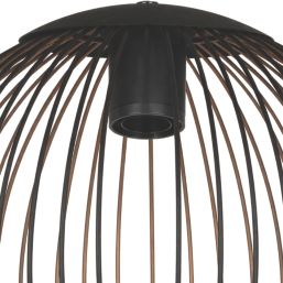Eglo Almanzora Pendant Light Black & Copper