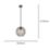 Eglo Almanzora Pendant Light Black & Copper