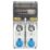 Lewden  32A 30mA 2-Way Metered Switched Caravan Hook Up Point 2x16A  With RCBO