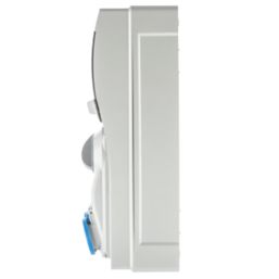 Lewden  32A 30mA 2-Way Metered Switched Caravan Hook Up Point 2x16A  With RCBO