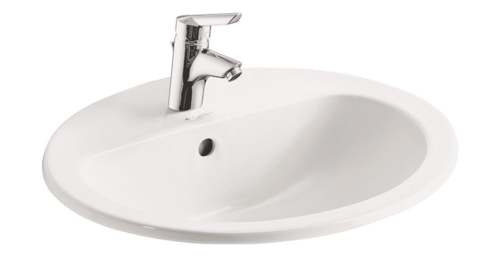 Armitage Shanks Orbit 21 Countertop Washbasin 1 Tap Hole 550mm