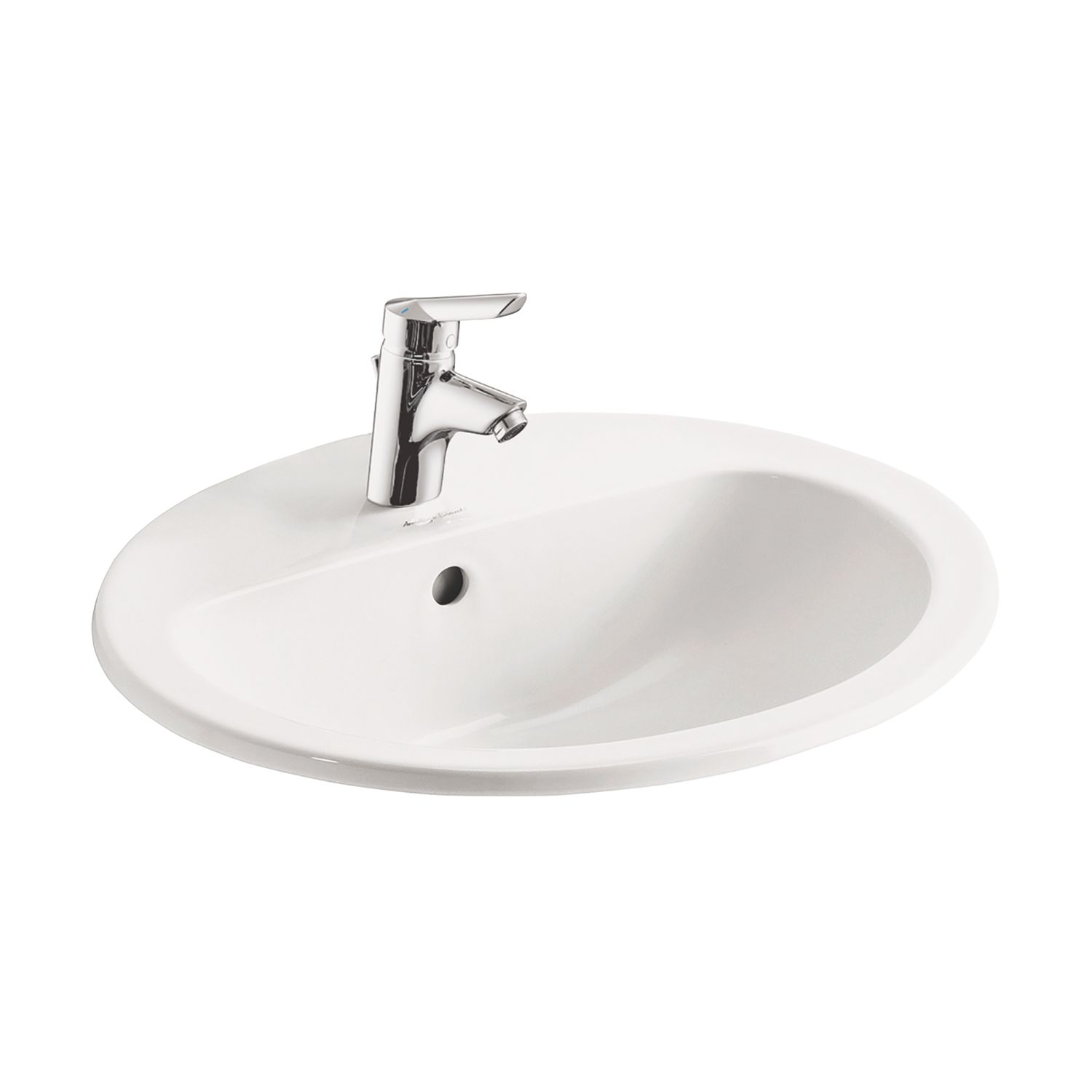 Armitage Shanks Orbit 21 Countertop Washbasin 1 Tap Hole 550mm (753JY)
