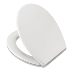 Croydex Vendee Soft-Close with Quick-Release Toilet Seat Polypropylene White