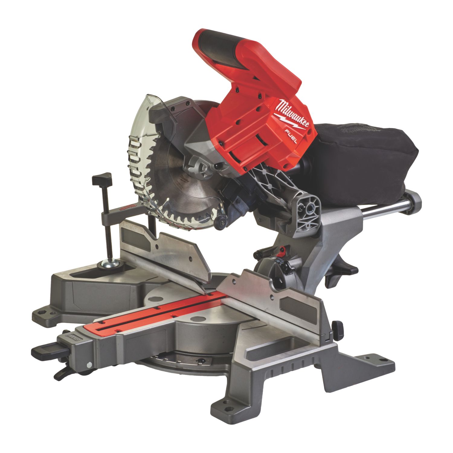 Milwaukee M18 FMS190-0 FUEL 190mm 18V Li-Ion RedLithium High Output Brushless Cordless Double-Bevel Sliding Mitre Saw - Bare (753KN)