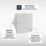 Sensio Rubi 100mm Axial Bathroom Shower Extractor Fan Kit  White 240V