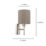 Eglo Pasteri Wall Light Taupe