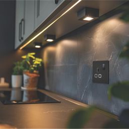 British General Evolve 13A 1-Gang SP Switched Socket Matt Black  with Black Inserts